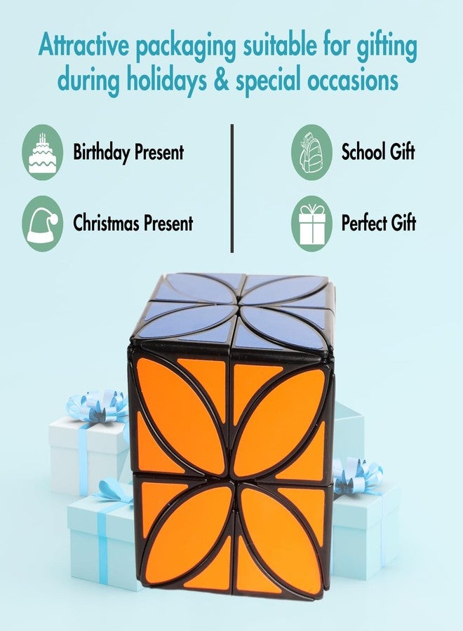 aCADZO Clover Plus Cube Puzzle Gift for Kids & Adults Brain Teaser Toy (Clover Plus Cube_Black Sticker) - Image 5